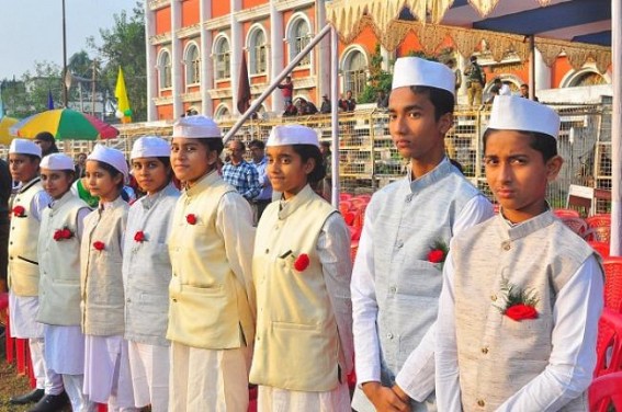 Tripura : Children pay tribute to 'Chacha Nehru' on Children's Day 
